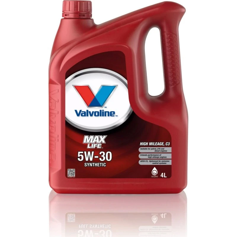 Valvoline MaxLife C3 5W-30 4L, Motorolie til VW, Mercedes-Benz, Opel