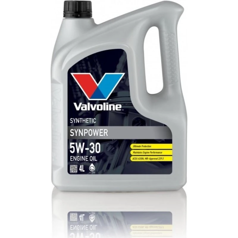 Valvoline SynPower 5W-30 4L for VW, Mercedes-Benz, Opel