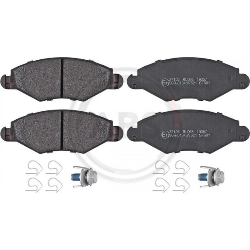 A.B.S. Bremseklodser 37105 for PEUGEOT 206 (foraksel)