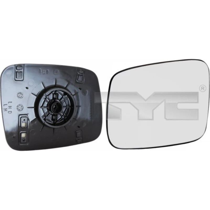 TYC 337-0084-1 Udendørs Spejlglas til VW Transporter T4