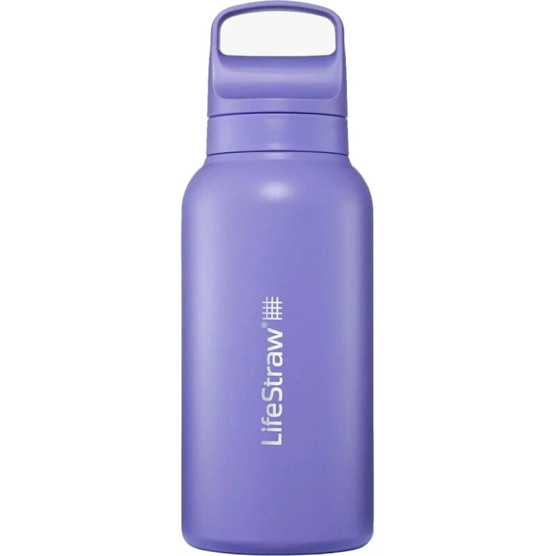 LifeStraw Go Stainless Steel 2.0 Vandflaske 1L – Sort