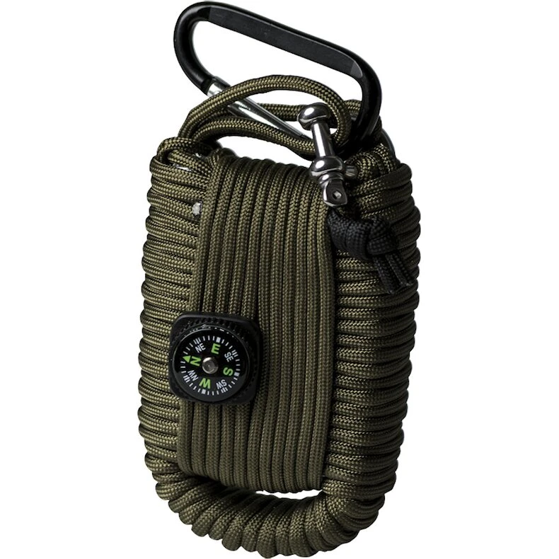 Mil-Tec Paracord Survival Kit Large (Olivengrøn)