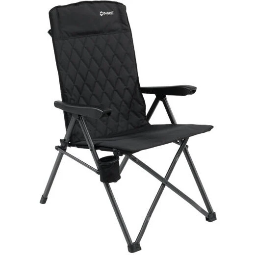 Outwell Lomond campingstol - stålstel, sort