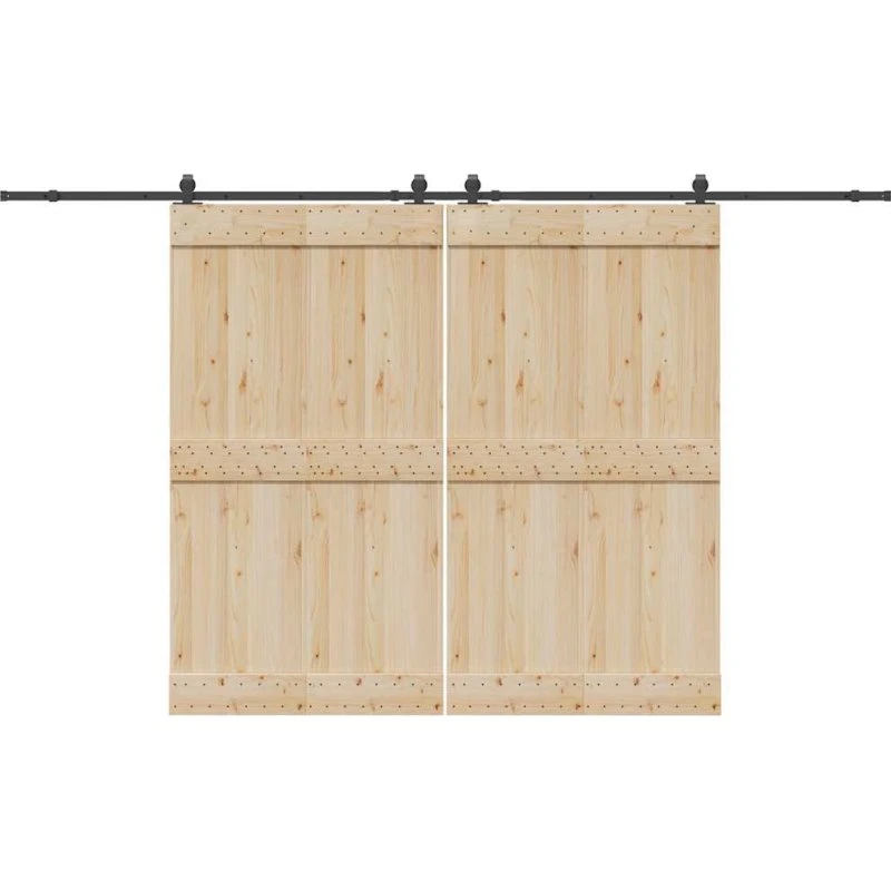 vidaXL skinnesæt 366 cm stål sort