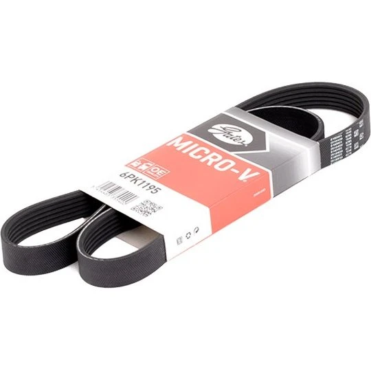 GATES 6PK1195 Kileribberem, sort, 1195 mm