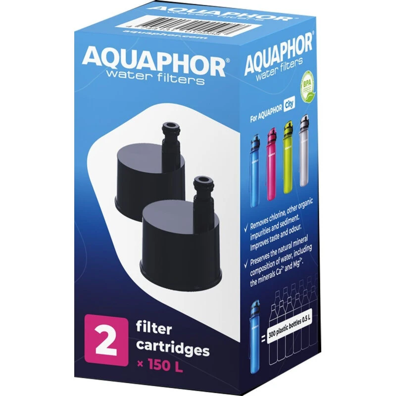 Aquaphor City Vandfilterpatron 2 stk. – Hvid