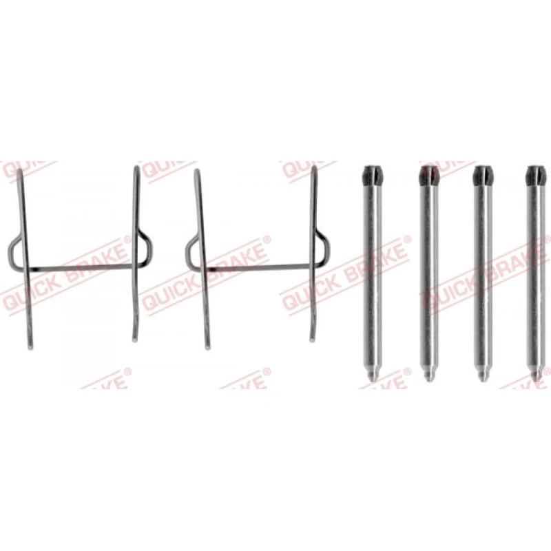 QUICK BRAKE Skivebremsebelægning 109-1081 til Peugeot/Citroën