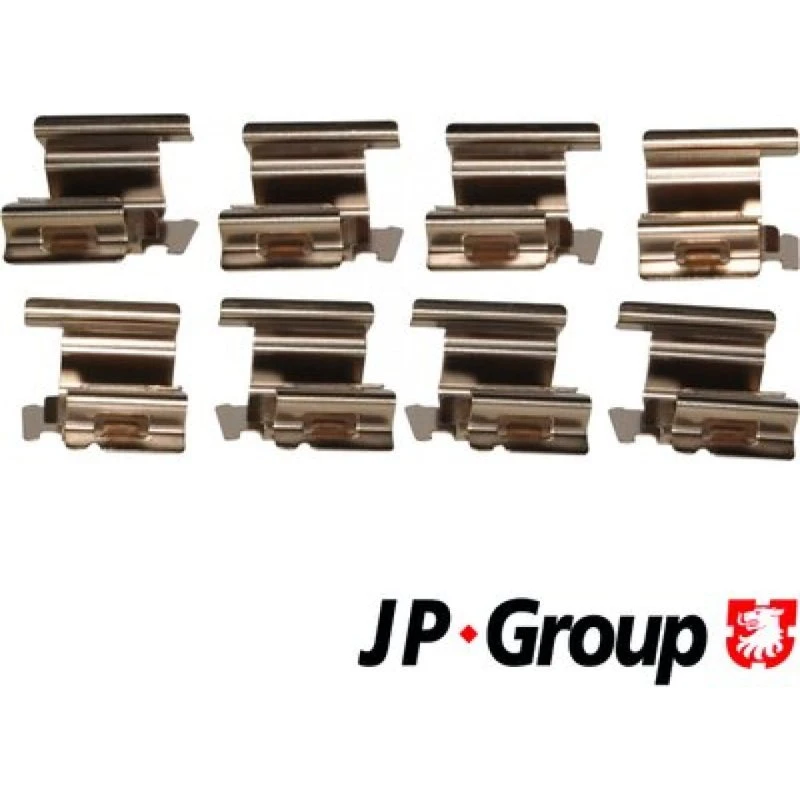 JP GROUP 1163750310 Skivebremsebelægning, Piederumu komplekts