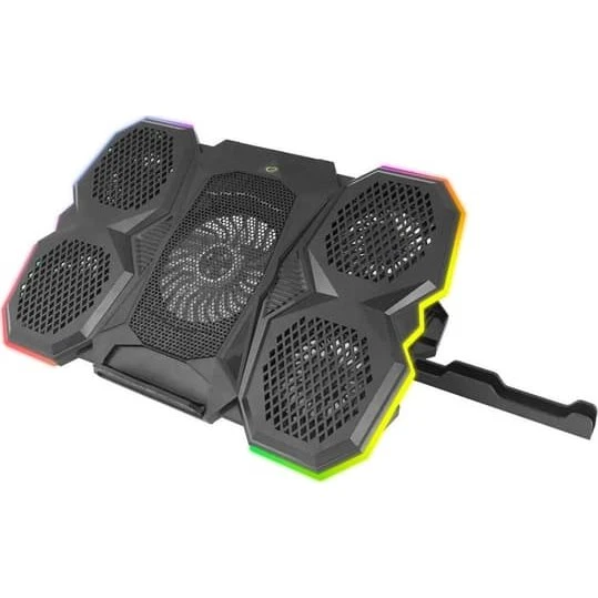 Esperanza EGC107 Kølepude 17" RGB, 3 Blæsere, USB