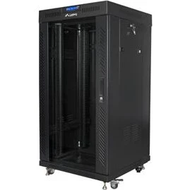 Lanberg FF01-6622-12BL 22U gulvstående rackskab sort 600x600 mm