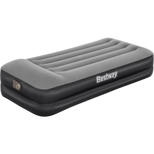 Bestway Tritech luftmadras 191×97×46 med indbygget pumpe - sort/grå