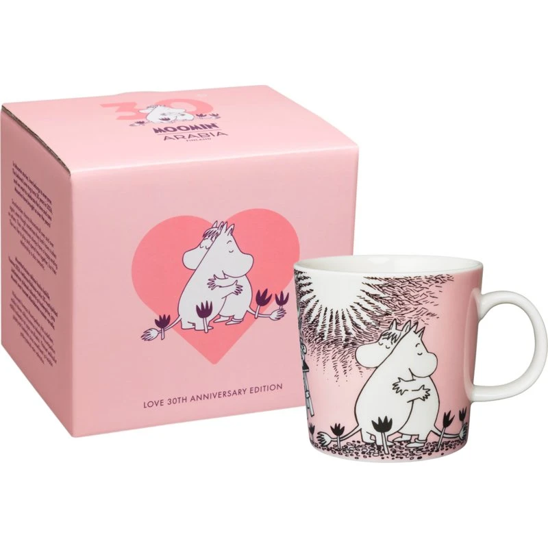 Moomin Arabia Kærlighed 30 år 30 cl gaveæske