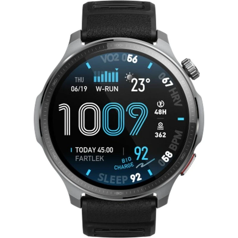 Amazfit Balance 2 XT Smartwatch, Sort, 1,5" AMOLED