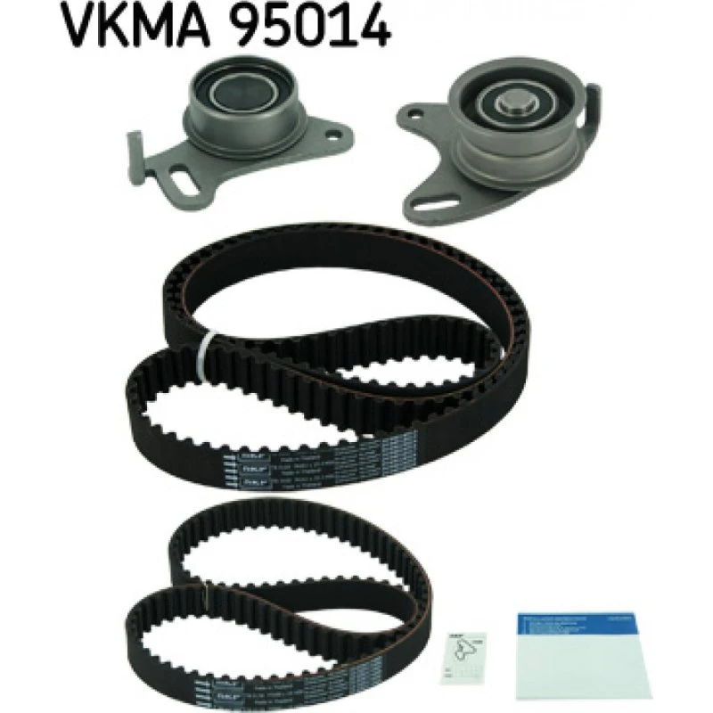 SKF Tandremssæt VKMA 95014, sort, 163/99 tænder, til Hyundai, Kia, Mitsubishi