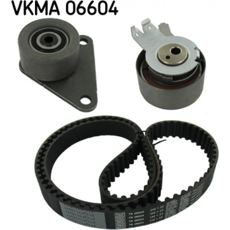 SKF Tandremssæt VKMA 06604, sort, 23 mm, 142 tænder