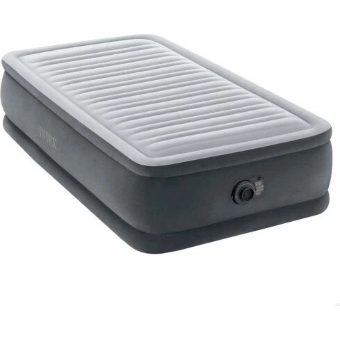 Intex Comfort Plush Elevated oppustelig seng 99×191×46 cm, grå