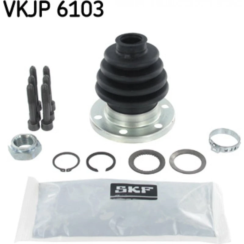 SKF Drivakselmanchet VKJP 6103, 191498201D, 6Q0498201A for VW, Audi, Skoda