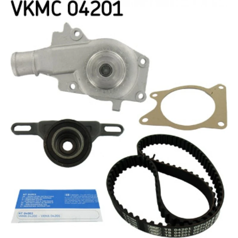 SKF Vandpumpe + Tandremssæt VKMC 04201, 97 tænder, 19,8 mm bred