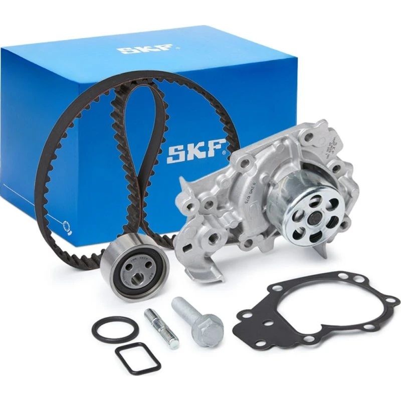 SKF Vandpumpe + Tandremssæt VKMC 06010-2, 87 tænder, 17 mm bred