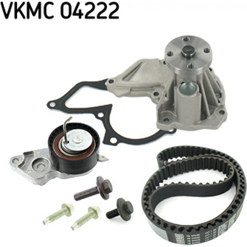 SKF Vandpumpe + Tandremssæt VKMC 04222 for Ford, Mazda, Volvo