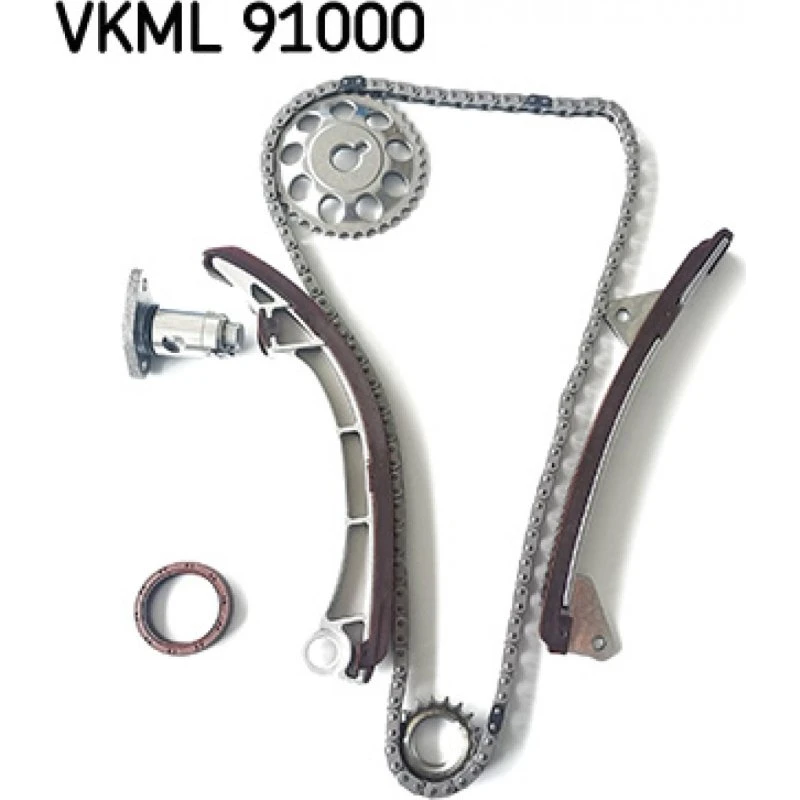 SKF Styrekædesæt VKML 91000, 130 led, 8 mm, til TOYOTA ZZE150, 3ZZ-FE