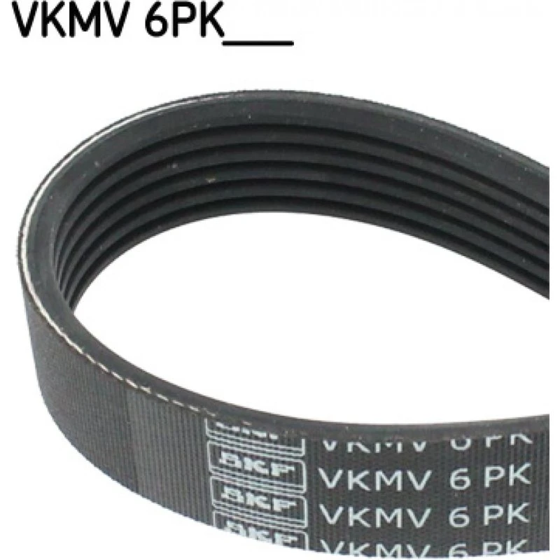 SKF Kilerem VKMV 6PK1026, sort, 1026 mm, til VW, Audi, Skoda