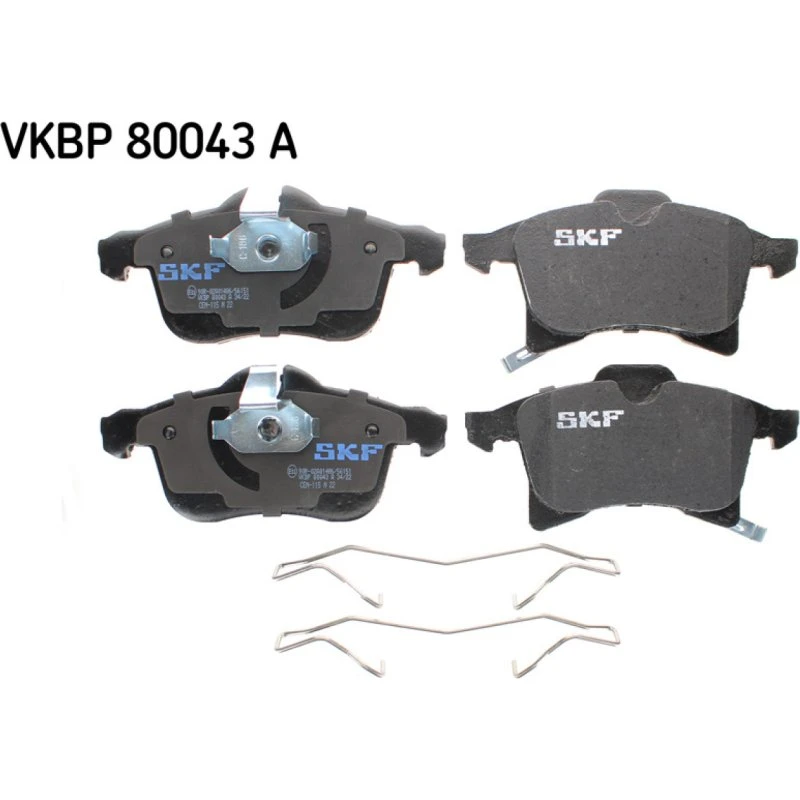 SKF Bremseklodser VKBP 80043 A til OPEL & VAUXHALL