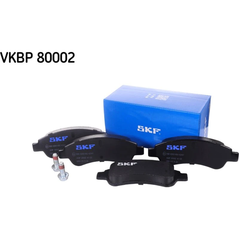 SKF Bremseklodser VKBP 80002, 4 stk, for OPEL, PEUGEOT, CITROËN