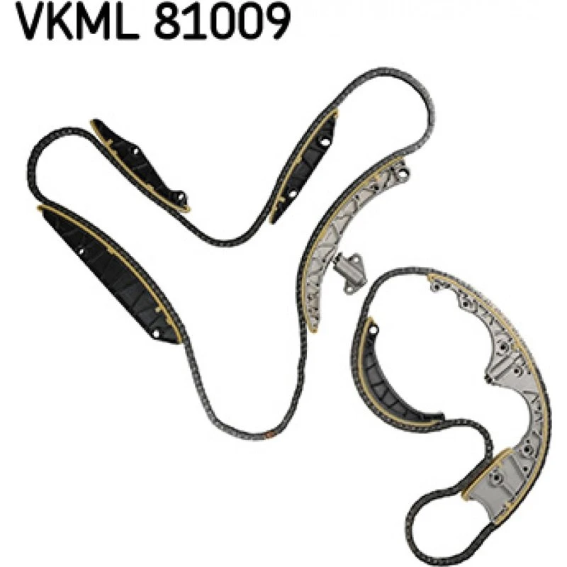 SKF VKML 81009 Styrekædesæt til Audi A4, A5, A6, A7, A8, Q5, Q7