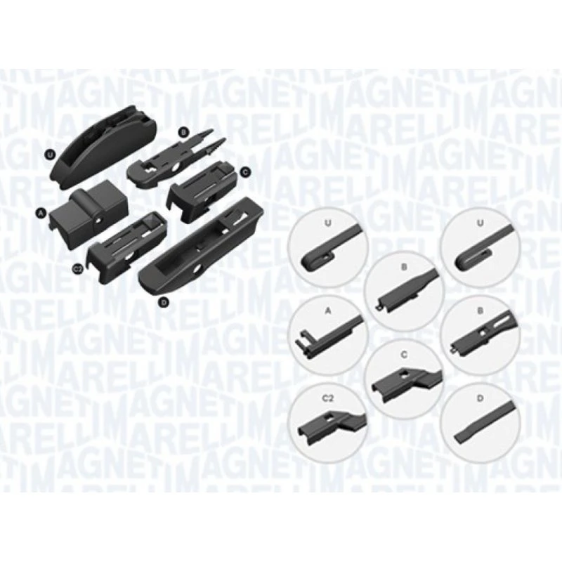MAGNETI MARELLI Viskerblad 350 mm, MFQ350, til OPEL, FORD, RENAULT