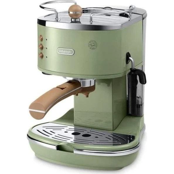 DeLonghi ECOV 310.GR Vintage Espressomaskine - Grøn, 1,4 L