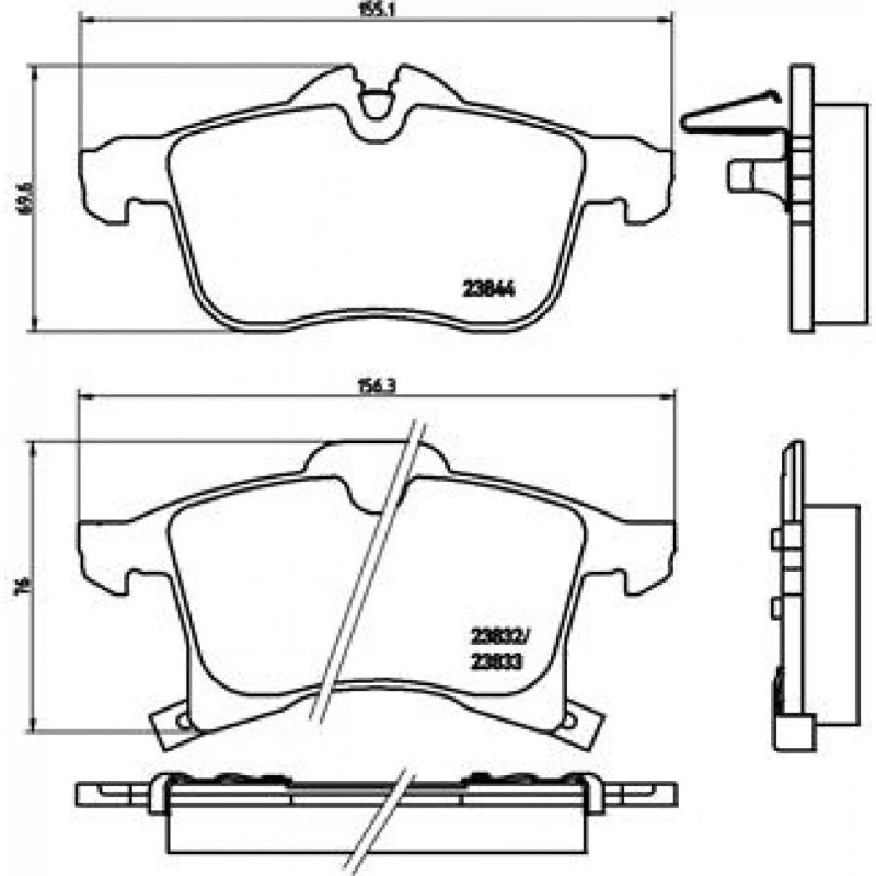Brembo Bremseklodser P 59 045, Prime Line, foraksel, 2 stk