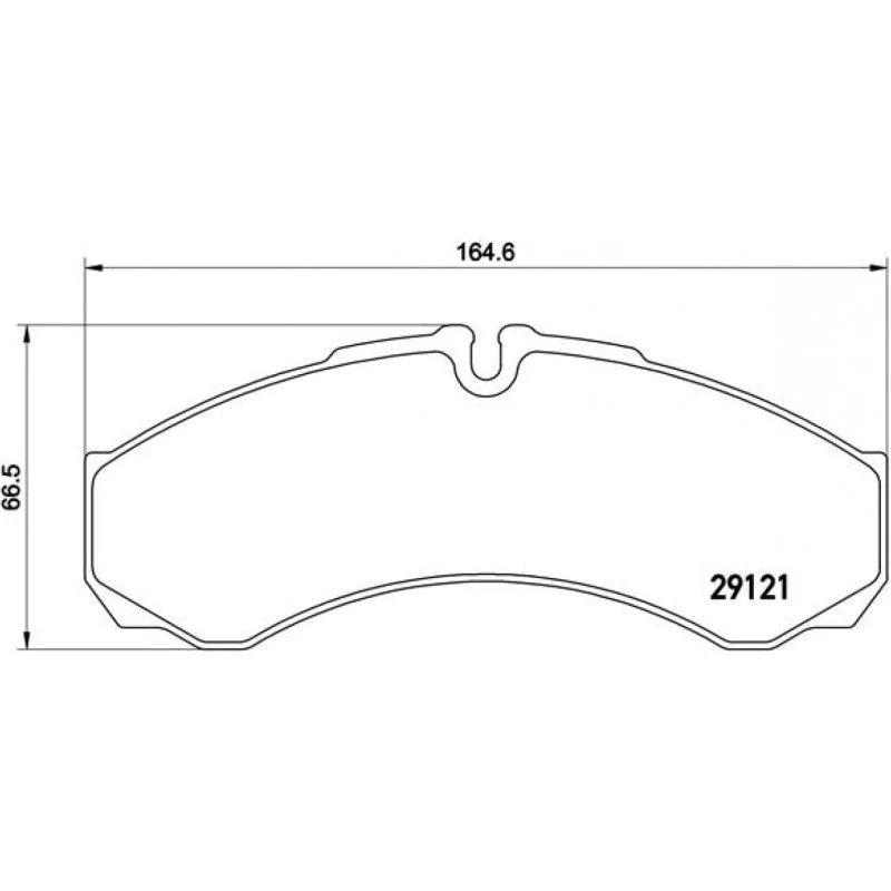 Brembo Bremseklodser P A6 021 til Renault, Iveco (Akselsæt)