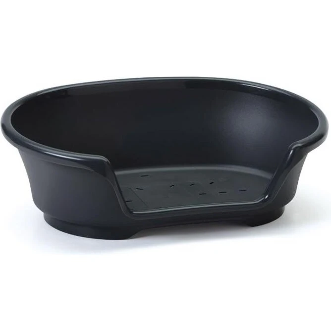 Savic Cozy-Air Design Plast Hundeseng, Sort 45 cm