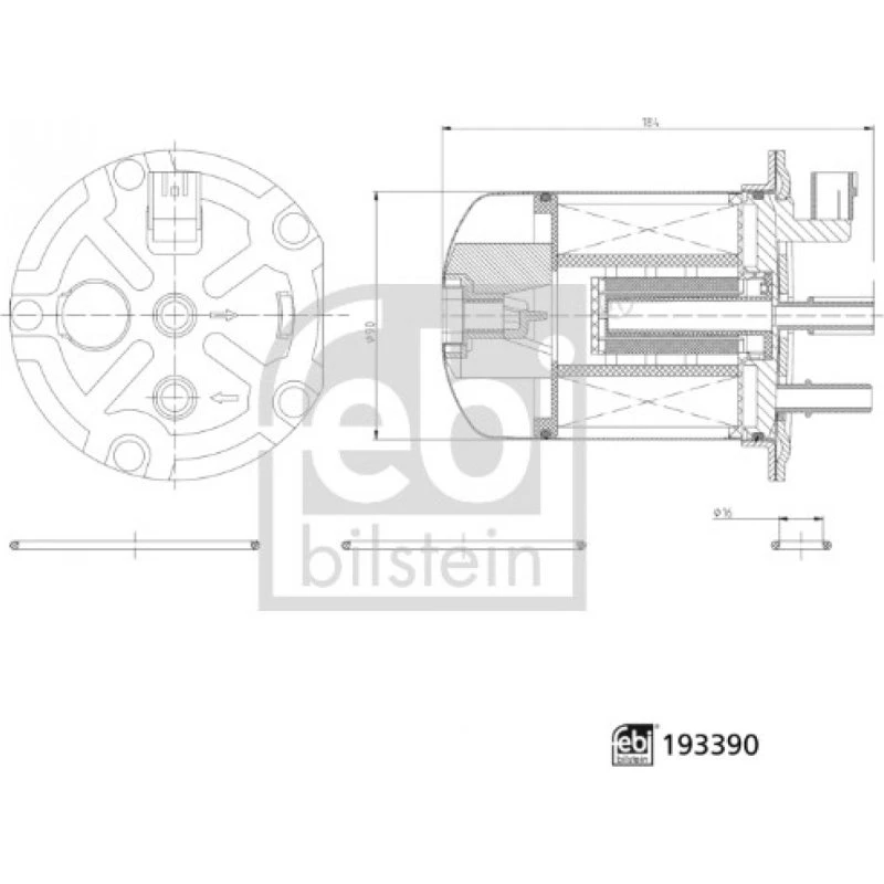 FEBI BILSTEIN 193390 Brændstoffilter