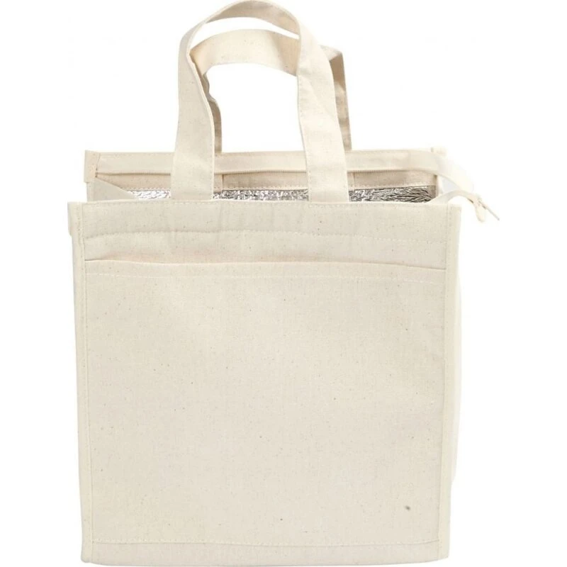 Uden mærke Køletaske 25x24x12 cm, lys natur