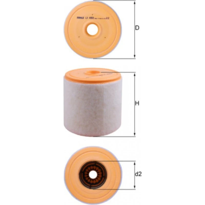 MAHLE Luftfilter LX 4959 (4K0133844E, 4K0133844A) til AUDI A6 C8, A7 Sportback