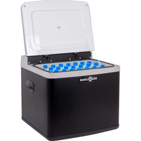 Polarys Hybrid 42 L køleboks – kompressor & termoelektrisk, sort/grå