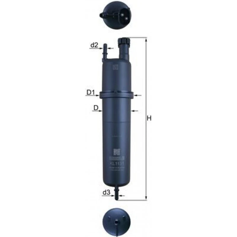 MAHLE ORIGINAL Brændstofilter KL 1131 til BMW & Alpina
