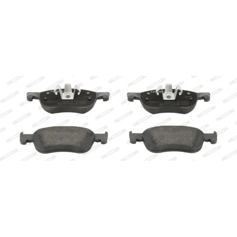 FERODO FDB4816 Bremseklodser, foraksel, PREMIER ECO FRICTION