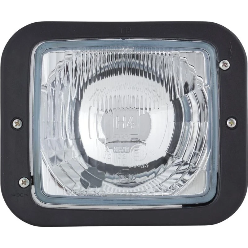 HELLA Forlygte 1AA 004 109-201, H4/T4W, sort, ECE-godkendt