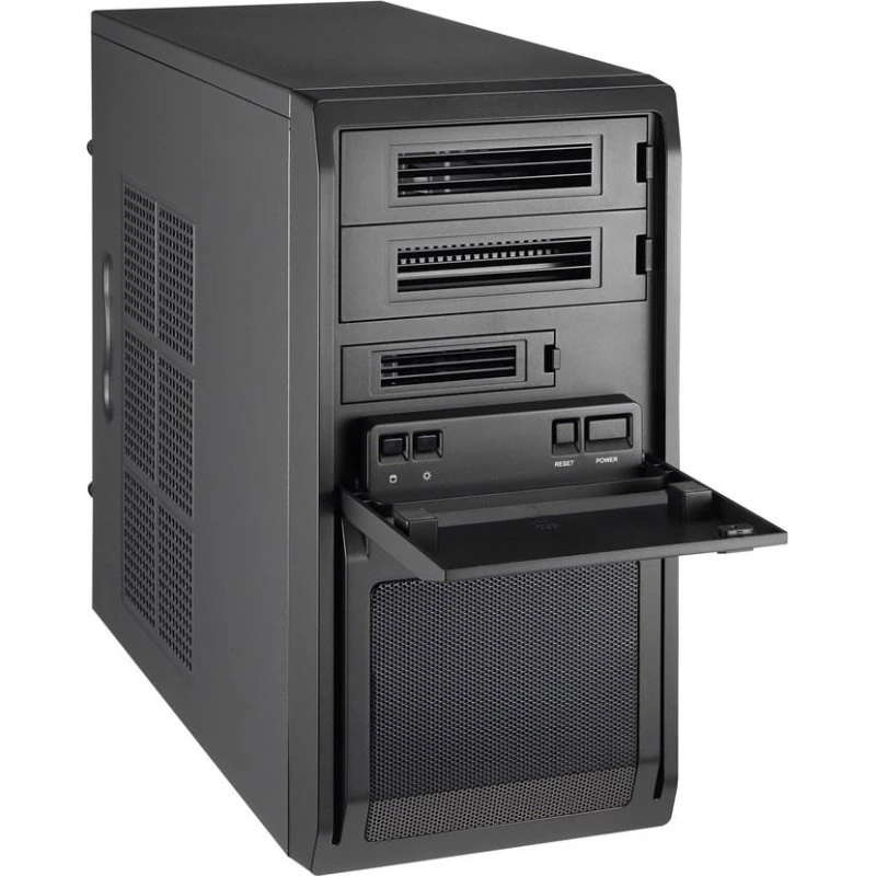 Chieftec LT-01B-350GPB Mini Tower Kabinet med 250W PSU, Sort
