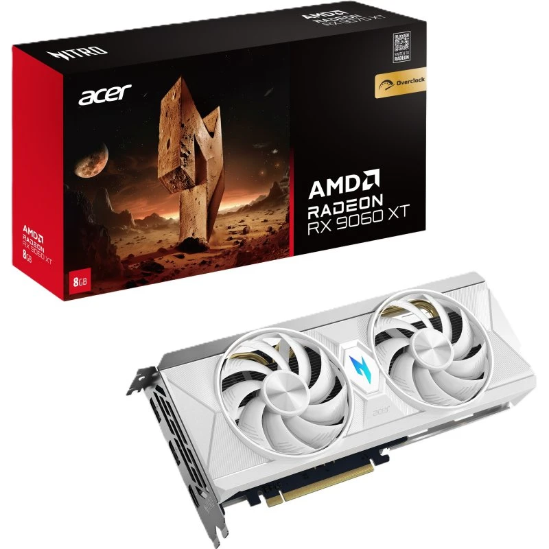 Acer Nitro RX 9060 XT OC 8GB White Edition