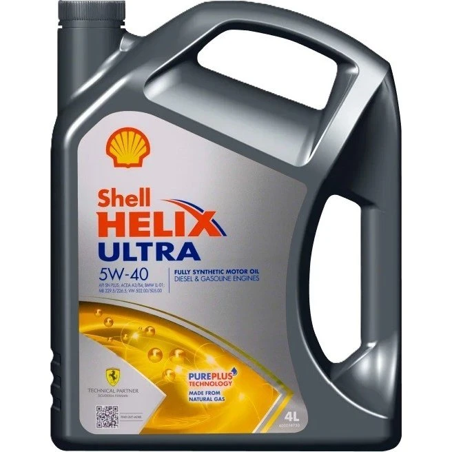 SHELL HELIX ULTRA 5W-40 4L Motorolie