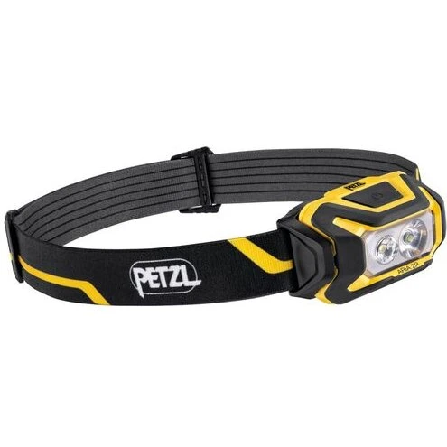 Petzl Aria 2 pandelampe 600 lm – genopladelig (sort/gul)