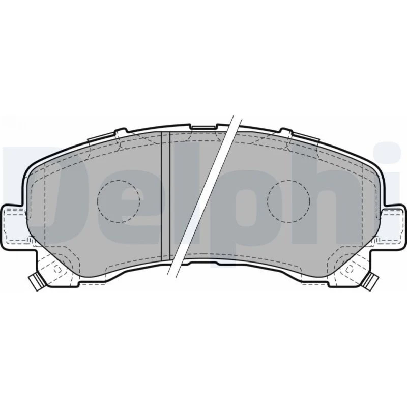 DELPHI Bremseklodser LP2229 til ISUZU D-MAX