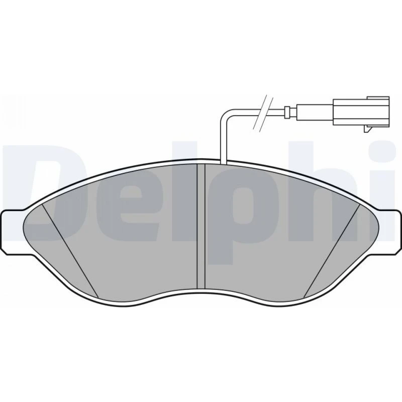 DELPHI Bremseklodser LP2498 for OPEL, FIAT, PEUGEOT