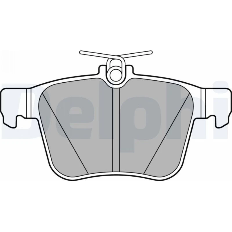 DELPHI Bremseklodser LP2697 for VW, AUDI, SKODA