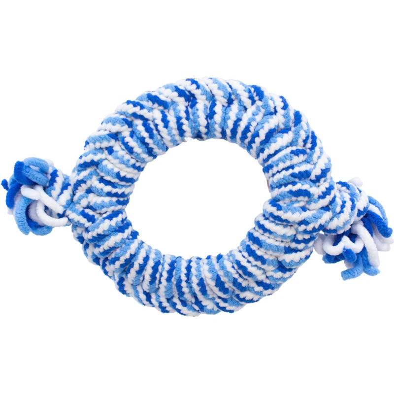 KONG Rope Ring Puppy Mix tyggetøj M 18x33x2,5 cm