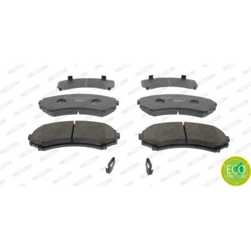 FERODO Bremseklodser FDB1603, foraksel, PREMIER ECO FRICTION